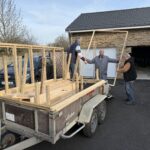 Atelier décors pour la comédie musical sur Saint Géraud par Cantal Comédie